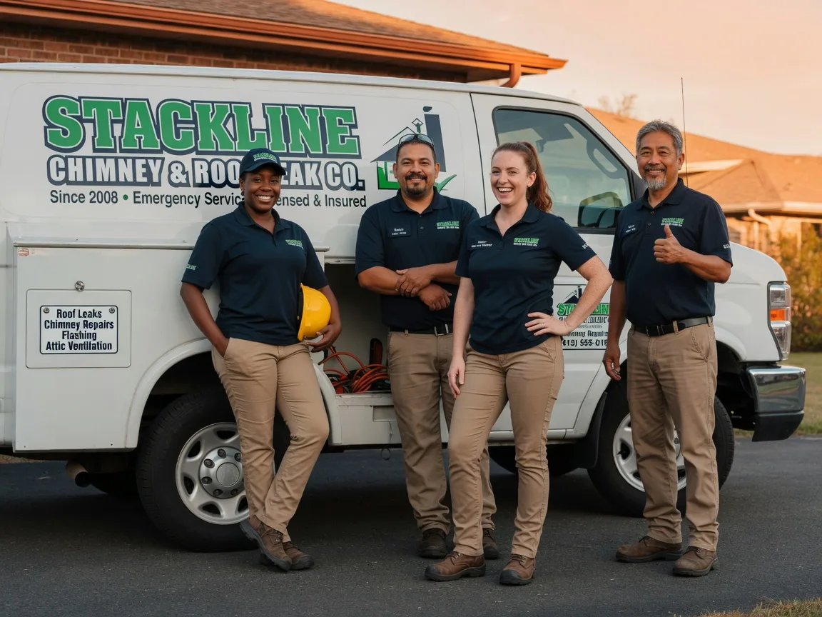 Chimney flashing repair company in Mikana, WI